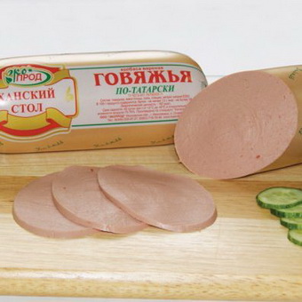 Колбаса «Говяжья по-татарски» Экопрод