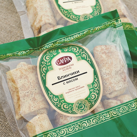 Блинчики с мясом Сафа